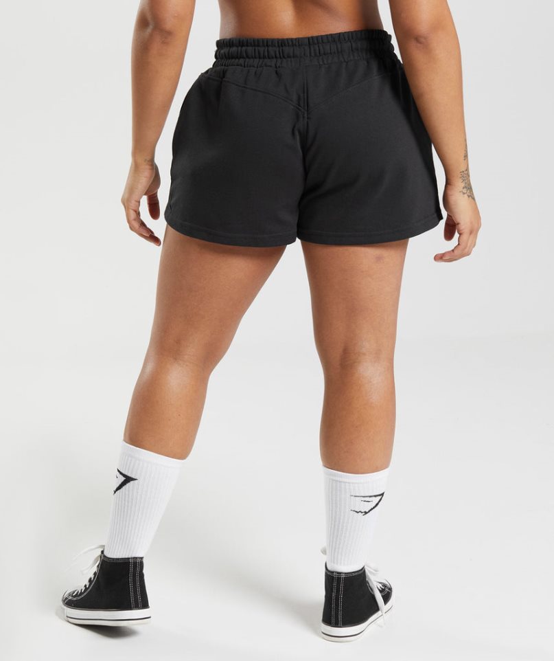 Women's Gymshark Legacy Shorts Black | NZ 4MTRAL